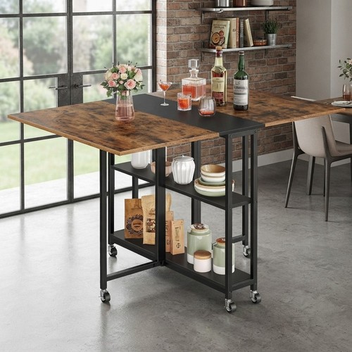 Stylish rustic brown dining - brown,