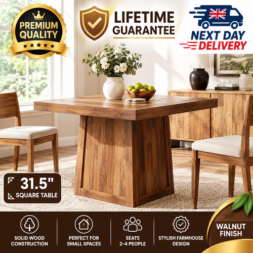 Square dining table - square,