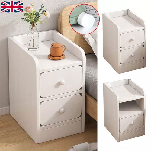 Small slim bedside table - small,