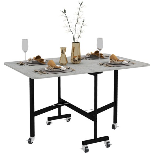 Homcom drop leaf table - homcom, with