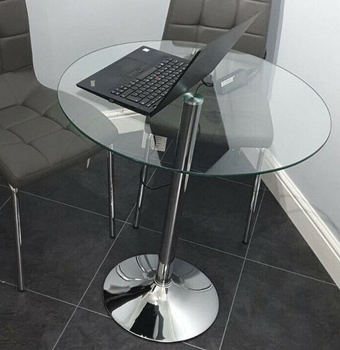 Small round glass dining - round,