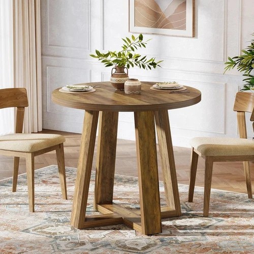 80cm small round dining table - 80cm,