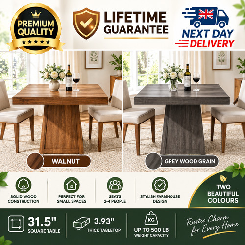 Square dining table - 31.5",