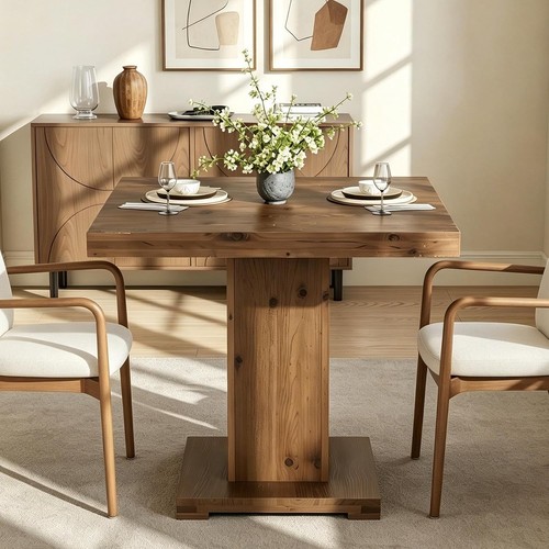 80cm square solid - square, wood