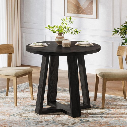 Inch modern round dining - modern,