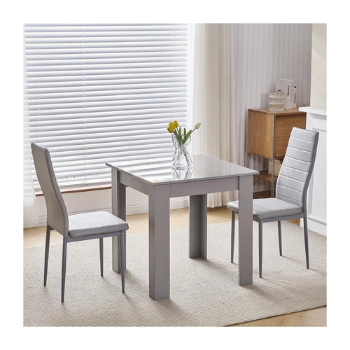 Wood dining table 75cm with - 75cm, 2