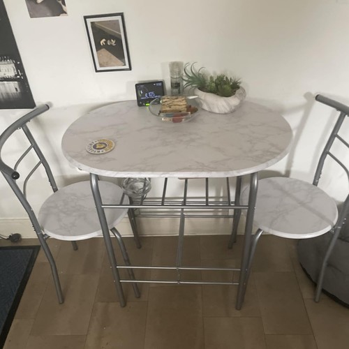 Small table and chairs - table,